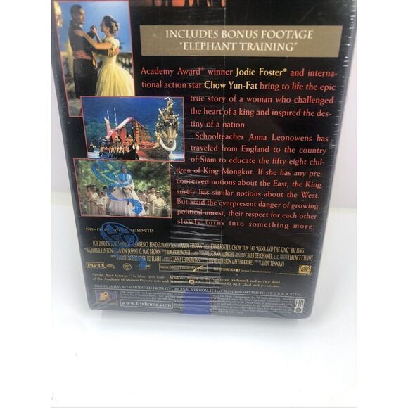 Anna and the King (VHS, 2000, Premiere Series) SEALED, JODIE FOSTER - Picture 7 of 12